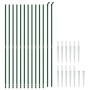 Cerca de alambre con pinchos de anclaje verde 1,6x25 m de vidaXL, Paneles de vallas - Ref: Foro24-154140, Precio: 222,57 €, D...