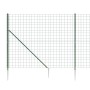 Cerca de alambre con pinchos de anclaje verde 1,6x25 m de vidaXL, Paneles de vallas - Ref: Foro24-154140, Precio: 222,57 €, D...