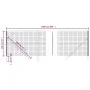Cerca de alambre de acero galvanizado verde 1,4x10 m de vidaXL, Paneles de vallas - Ref: Foro24-154083, Precio: 99,18 €, Desc...