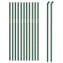 Cerca de alambre de acero galvanizado verde 0,8x25 m de vidaXL, Paneles de vallas - Ref: Foro24-154088, Precio: 112,75 €, Des...