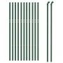 Grüner Zaun aus verzinktem Stahldraht 0,8 x 25 m von vidaXL, Zaunpaneele - Ref: Foro24-154088, Preis: 110,84 €, Rabatt: %