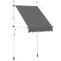 Toldo retráctil de funcionamiento manual antracita 150 cm en Toldos | Comprar online en Foru.es
