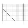 Drahtzaun mit Ankerspitzen anthrazitgrau 2x10 m von vidaXL, Zaunpaneele - Ref: Foro24-154278, Preis: 121,91 €, Rabatt: %
