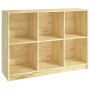 Estantería de madera maciza de pino 104x33x76 cm en Librerías y estanterías | Comprar online en Foru.es
