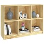 Estantería de madera maciza de pino 104x33x76 cm en Librerías y estanterías | Comprar online en Foru.es