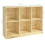 Estantería de madera maciza de pino 104x33x76 cm en Librerías y estanterías | Comprar online en Foru.es