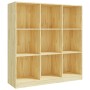 Estantería/divisor de espacios madera de pino 104x33,5x110 cm en Librerías y estanterías | Comprar online en Foru.es