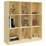 Estantería/divisor de espacios madera de pino 104x33,5x110 cm en Librerías y estanterías | Comprar online en Foru.es