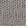 Alfombra rectangular algodón gris 120x180 cm de vidaXL, Alfombras - Ref: Foro24-345121, Precio: 71,86 €, Descuento: %
