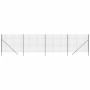 Cerca de alambre de acero galvanizado gris antracita 1,6x10 m de vidaXL, Paneles de vallas - Ref: Foro24-154228, Precio: 90,5...