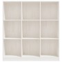 Estantería/divisor espacios madera pino blanco 104x33,5x110 cm en Librerías y estanterías | Comprar online en Foru.es