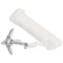 Folding anchor with malleable silver iron rope 0.7 kg by vidaXL, Anchors - Ref: Foro24-94275, Price: 23,46 €, Discount: %