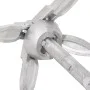 Folding anchor with malleable silver iron rope 0.7 kg by vidaXL, Anchors - Ref: Foro24-94275, Price: 23,46 €, Discount: %