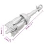 Ancla plegable con cuerda hierro maleable plateado 0,7 kg de vidaXL, Anclas - Ref: Foro24-94275, Precio: 23,96 €, Descuento: %