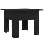 Mesa de centro madera de ingeniería negra 55x55x42 cm en Mesas de centro | Comprar online en Foru.es