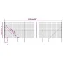 Anthrazitgrauer Drahtzaun mit Ankerspießen 2,2x25 m von vidaXL, Zaunpaneele - Ref: Foro24-154287, Preis: 257,75 €, Rabatt: %