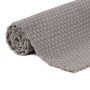 Alfombra rectangular algodón gris 120x180 cm de vidaXL, Alfombras - Ref: Foro24-345121, Precio: 71,86 €, Descuento: %