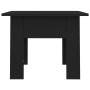 Mesa de centro madera de ingeniería negra 55x55x42 cm en Mesas de centro | Comprar online en Foru.es