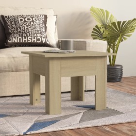 Mesa de centro madera de ingeniería roble Sonoma 55x55x42 cm en Mesas de centro | Comprar online en Foru.es