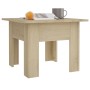 Mesa de centro madera de ingeniería roble Sonoma 55x55x42 cm en Mesas de centro | Comprar online en Foru.es