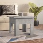 Mesa de centro madera contrachapada gris hormigón 55x55x42 cm en Mesas de centro | Comprar online en Foru.es