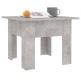 Mesa de centro madera contrachapada gris hormigón 55x55x42 cm en Mesas de centro | Comprar online en Foru.es