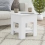 Mesa de centro blanco madera contrachapada 40x40x42 cm en Mesas de centro | Comprar online en Foru.es