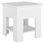 Mesa de centro blanco madera contrachapada 40x40x42 cm en Mesas de centro | Comprar online en Foru.es