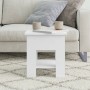Mesa de centro blanco madera contrachapada 40x40x42 cm en Mesas de centro | Comprar online en Foru.es
