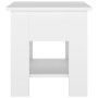Mesa de centro blanco madera contrachapada 40x40x42 cm en Mesas de centro | Comprar online en Foru.es