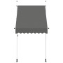 Toldo retráctil de funcionamiento manual antracita 150 cm en Toldos | Comprar online en Foru.es