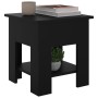 Mesa de centro madera de ingeniería negra 40x40x42 cm en Mesas de centro | Comprar online en Foru.es
