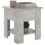 Mesa de centro madera de ingeniería gris hormigón 40x40x42 cm en Mesas de centro | Comprar online en Foru.es