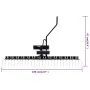 Escarificador para tractor cortacésped 109 cm de vidaXL, Aireadores y sopladores de césped - Ref: Foro24-154454, Precio: 199,...