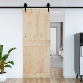 NARVIK solid pine wood door 90x210 cm by vidaXL, Doors - Ref: Foro24-154433, Price: 134,02 €, Discount: %