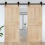 Puerta NARVIK madera maciza pino 90x210 cm de vidaXL, Puertas - Ref: Foro24-154433, Precio: 134,02 €, Descuento: %