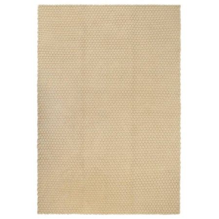 Alfombra rectangular algodón natural 120x180 cm de vidaXL, Alfombras - Ref: Foro24-345111, Precio: 69,79 €, Descuento: %