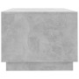 Mesa de centro madera de ingeniería gris hormigón 102x55x43 cm en Mesas de centro | Comprar online en Foru.es