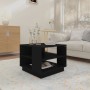 Mesa de centro madera de ingeniería negra 55x55x43 cm en Mesas de centro | Comprar online en Foru.es