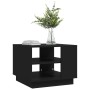 Mesa de centro madera de ingeniería negra 55x55x43 cm en Mesas de centro | Comprar online en Foru.es