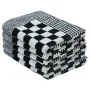 Juego de paños 20 unidades algodón negro y blanco de vidaXL, Toallas - Ref: Foro24-136292, Precio: 40,76 €, Descuento: %