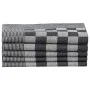 Juego de paños 20 unidades algodón negro y blanco de vidaXL, Toallas - Ref: Foro24-136292, Precio: 40,76 €, Descuento: %