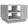 Mesa de centro madera de ingeniería gris hormigón 55x55x43 cm en Mesas de centro | Comprar online en Foru.es