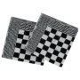 Juego de paños 20 unidades algodón negro y blanco de vidaXL, Toallas - Ref: Foro24-136292, Precio: 41,30 €, Descuento: %