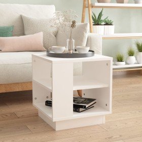 Mesa de centro madera contrachapada blanco 40x40x43 cm en Mesas de centro | Comprar online en Foru.es