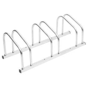 Bicicletero para 3 bicicletas acero galvanizado de vidaXL, Bases y soportes para almacenar bicicletas - Ref: Foro24-154418, P...
