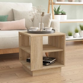 Mesa de centro madera de ingeniería roble Sonoma 40x40x43 cm en Mesas de centro | Comprar online en Foru.es