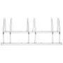 Bicicletero para 3 bicicletas acero galvanizado de vidaXL, Bases y soportes para almacenar bicicletas - Ref: Foro24-154418, P...