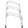 Bicicletero para 3 bicicletas acero galvanizado de vidaXL, Bases y soportes para almacenar bicicletas - Ref: Foro24-154418, P...