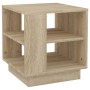 Mesa de centro madera de ingeniería roble Sonoma 40x40x43 cm en Mesas de centro | Comprar online en Foru.es